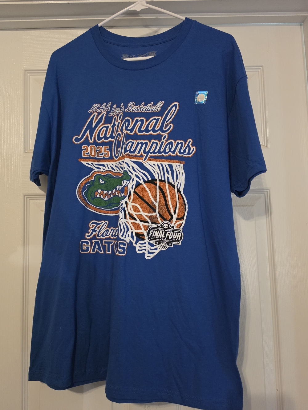 Florida Gators 2025 National Champions Blue Graphic Tee